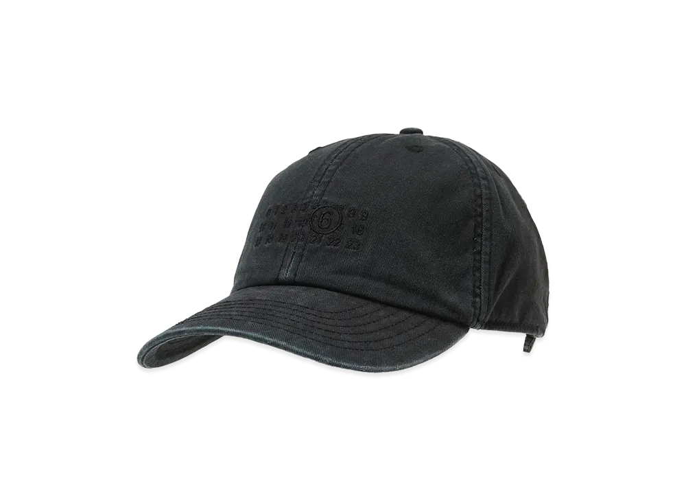 MM6 Maison Margiela HAT "WASHED BLACK"