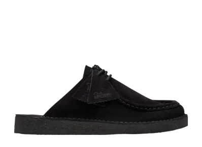 Clarks Desert Nomad Mule "Black Suede"