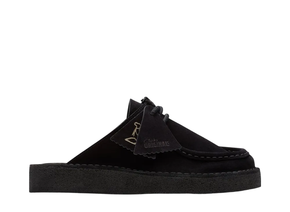 クラークス ウィメンズ デザートノマドミュール "ブラックスウェード"