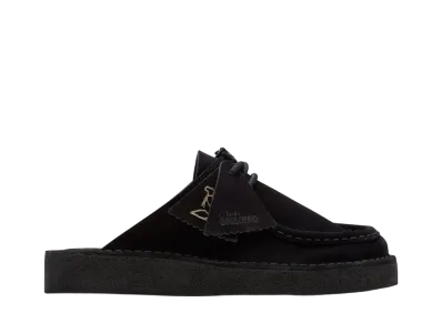 Clarks Women's Desert Nomad Mule "Black Suede"