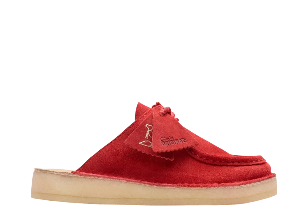 クラークス ウィメンズ デザートノマドミュール "レッドスウェード"