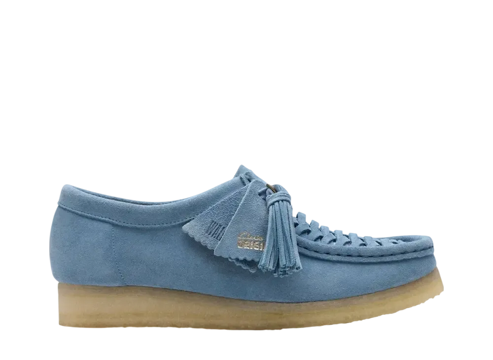 Clarks Women's Wallabee Weave "Powder Blue Suede"
