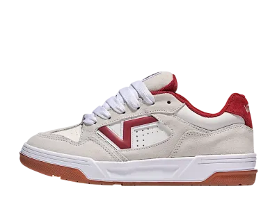 Vans Upland "White/Sun Dried Tomato Red"