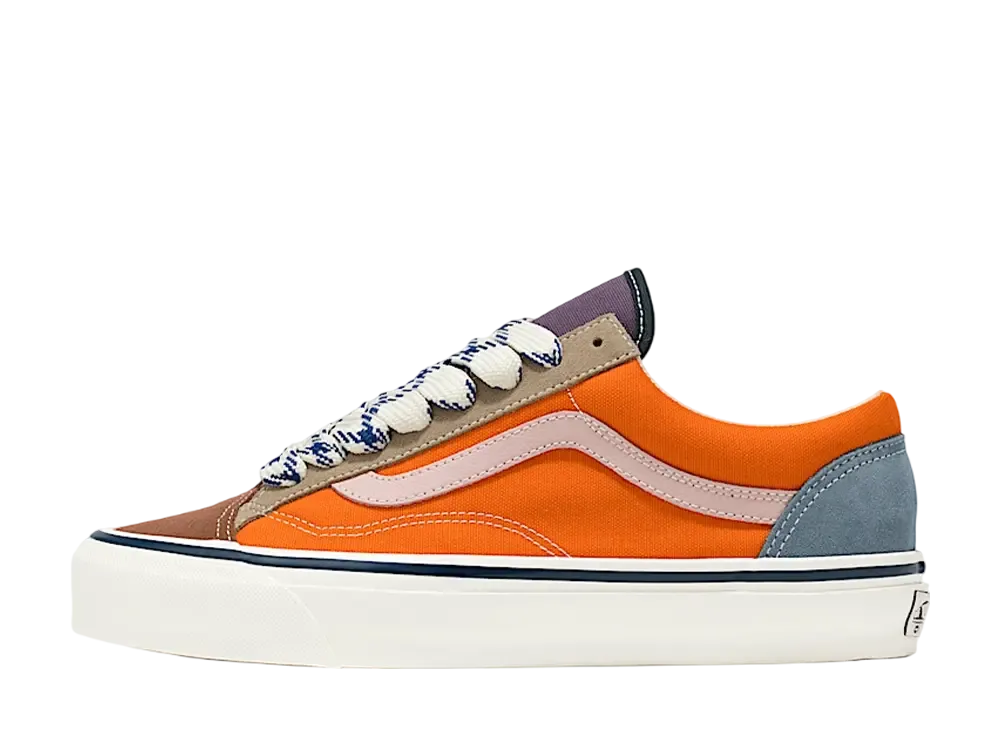 バンズ プレミアム オールドスクール カラーブロック "オレンジ/ブルー/パープル"