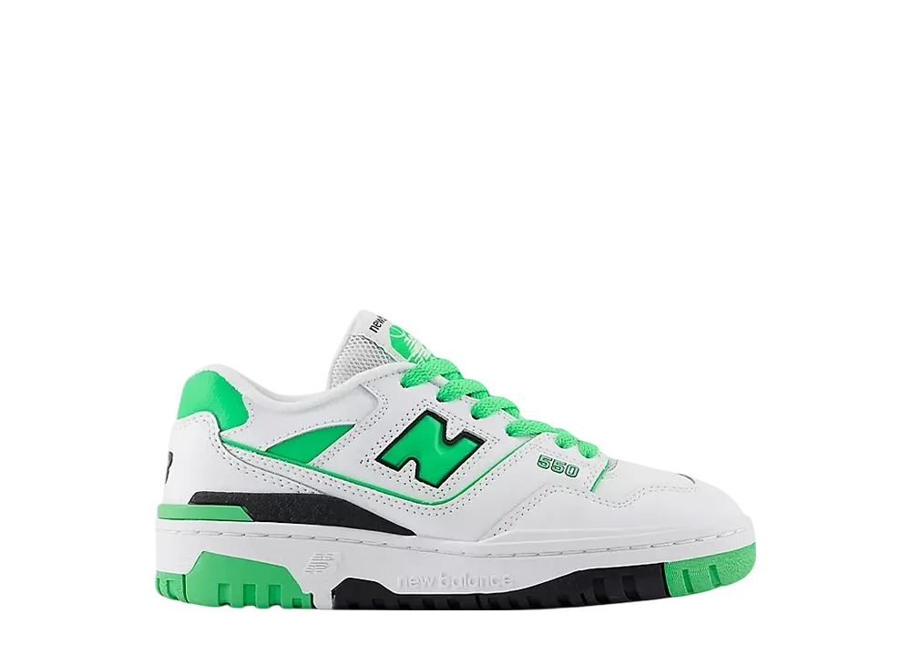 ニューバランス PS 550 "ホワイト/グリーンアップル" (キッズ)