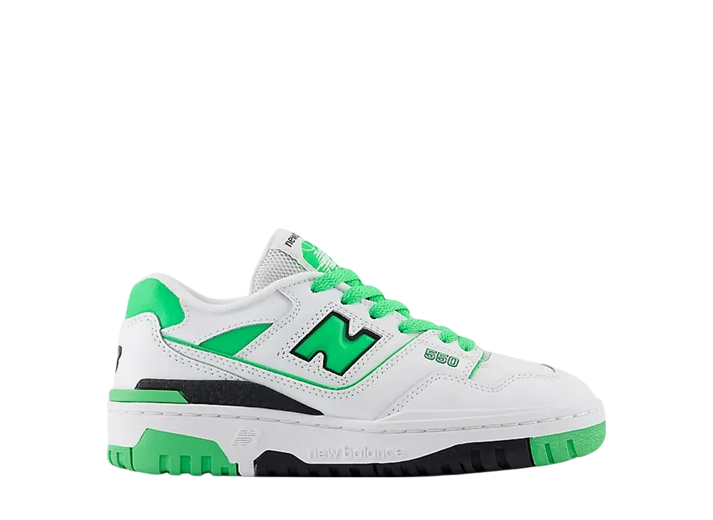 New Balance GS 550 "White/Green Apple"