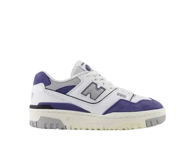 New Balance GS 550 "White/Rain Cloud"