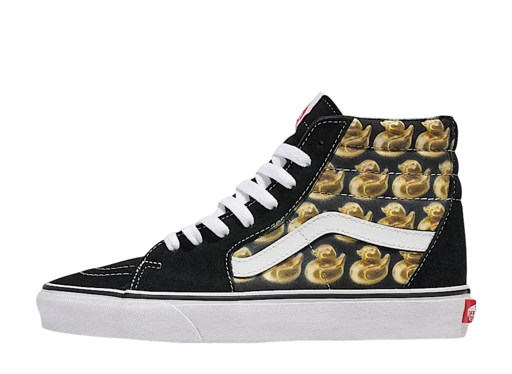バンズ スケートハイ ゴールディ ダック "ブラック"