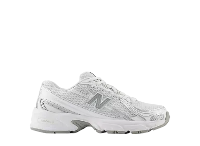 New Balance GS 740 "White/Silver Metalic"