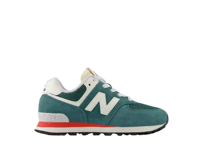 New Balance PS 574 "New Spruce/Blast Red"