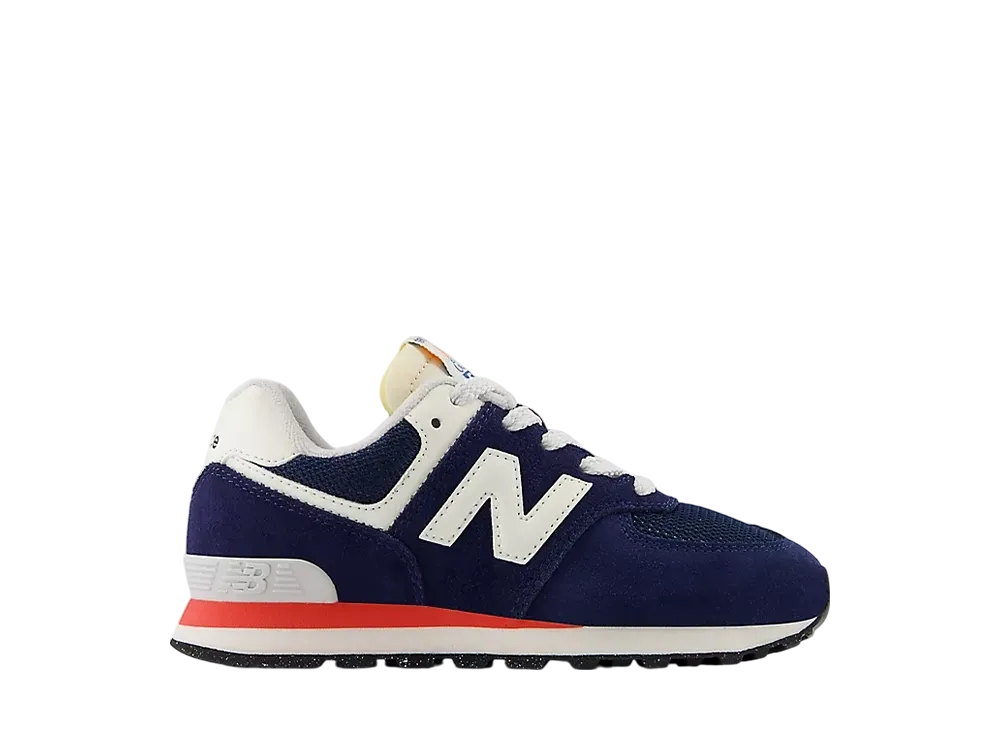 ニューバランス PS 574 "NBネイビー/ブラストレッド" (キッズ)
