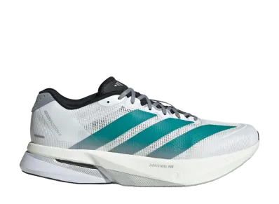 adidas Adizero Boston 13 "Cloud White/Pure Teal/Grey"