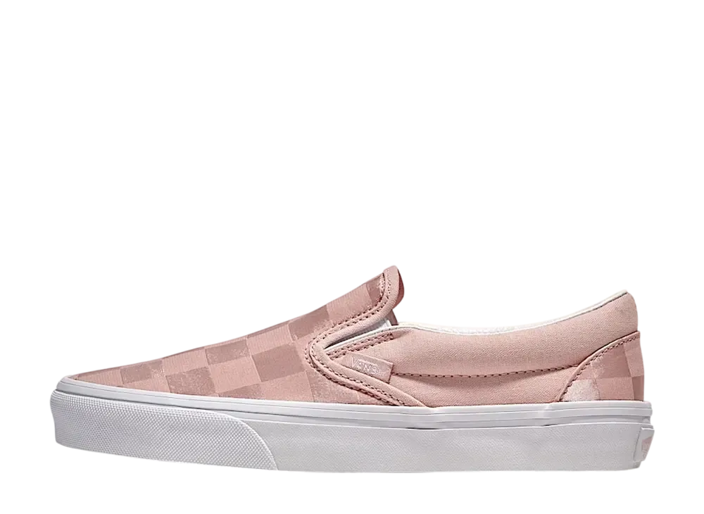 Vans Classic Slip-On Checkerboard Satin "Rose Pink"