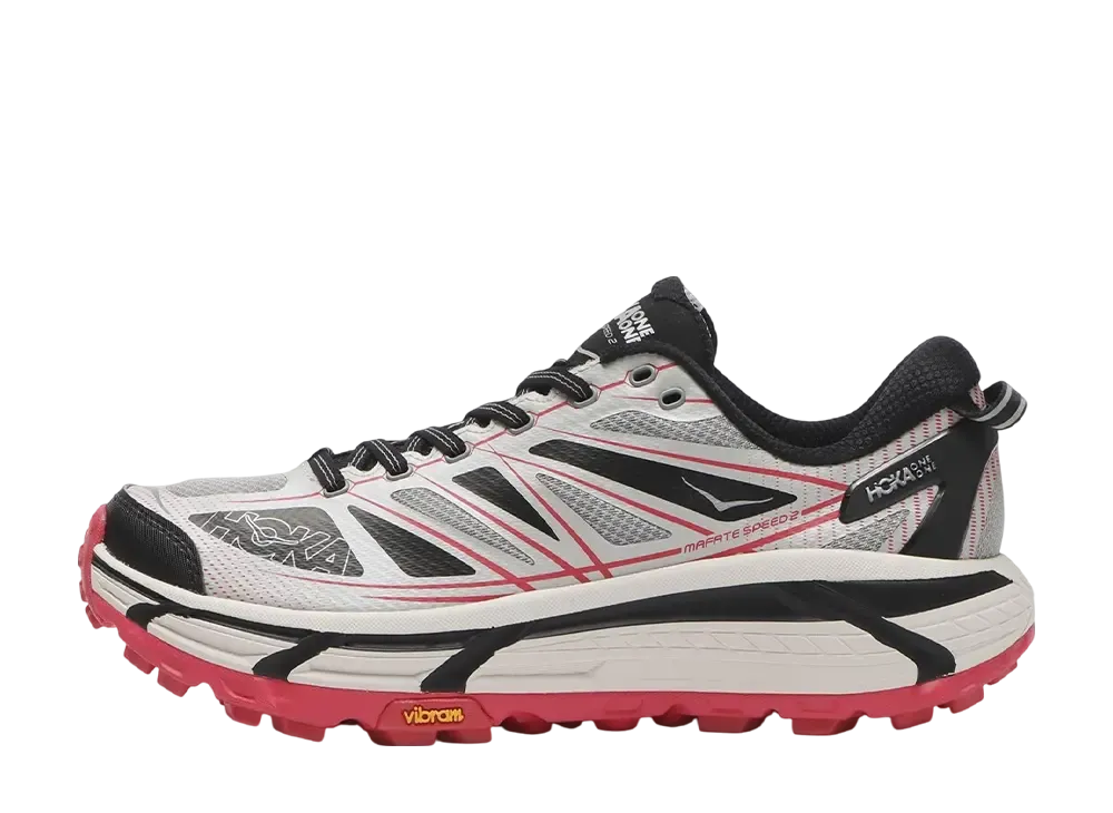 Hoka Mafate Speed 2 "Grey/Red"