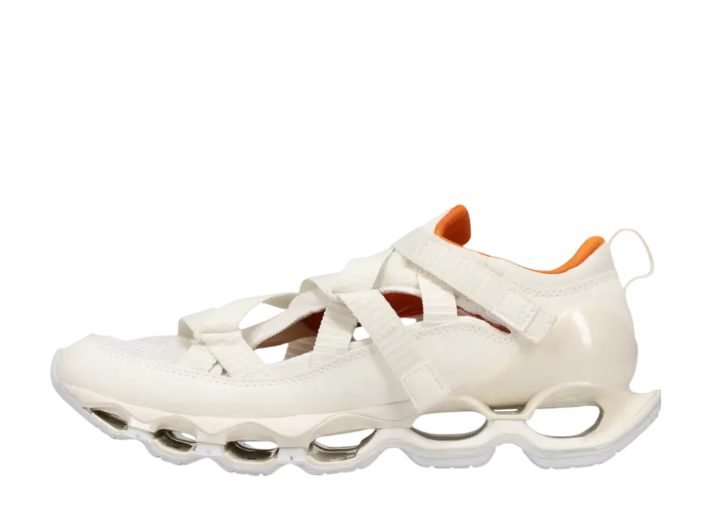 ミズノ ウェーブ プロフェシー ストラップ "オフホワイト/キャメル"