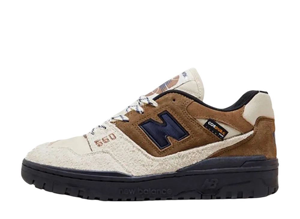 size? × New Balance 550 Cordura Pack "Sand/Brown/Black"