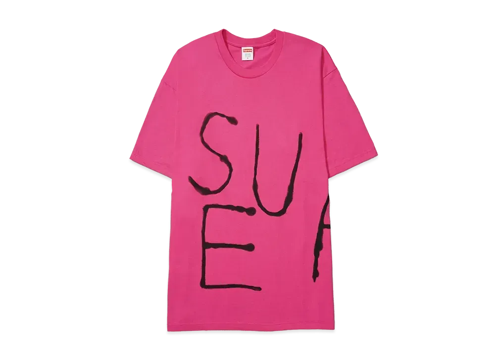 Supreme Painted Tee "Fuchsia"