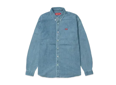 Supreme Small Box Denim Shirt "Washed Indigo" (25SS)