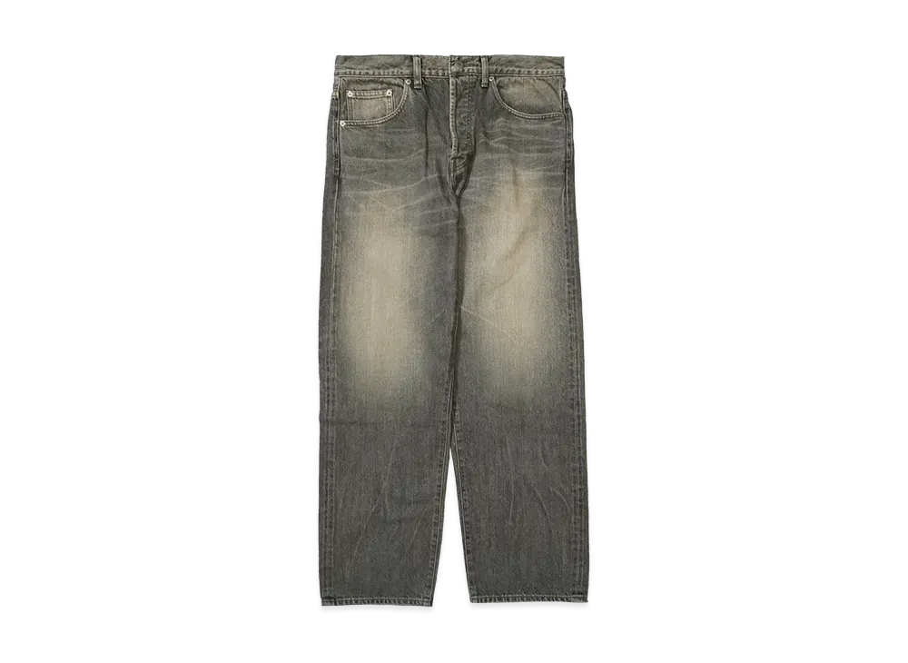 Supreme Distressed Loose Fit Selvedge Jean "Washed Grey" (25SS)
