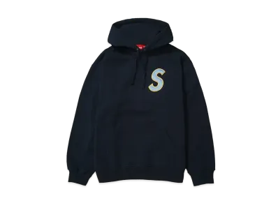 Supreme S Logo Hooded Sweatshirt "Navy"