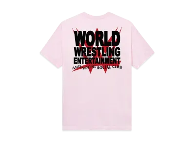 ANTI SOCIAL SOCIAL CLUB x WWE Championship Belt Tee "Pale Pink"