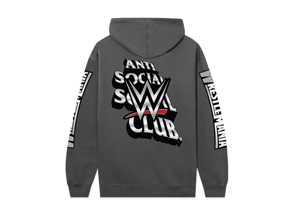 ANTI SOCIAL SOCIAL CLUB x WWE Wrestlemania Hoodie "Charcoal"