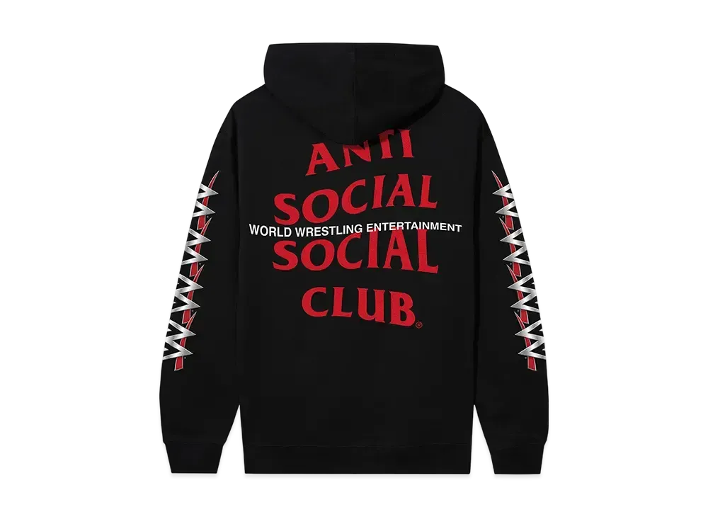 ANTI SOCIAL SOCIAL CLUB x WWE Entertainment Hoodie "Black"
