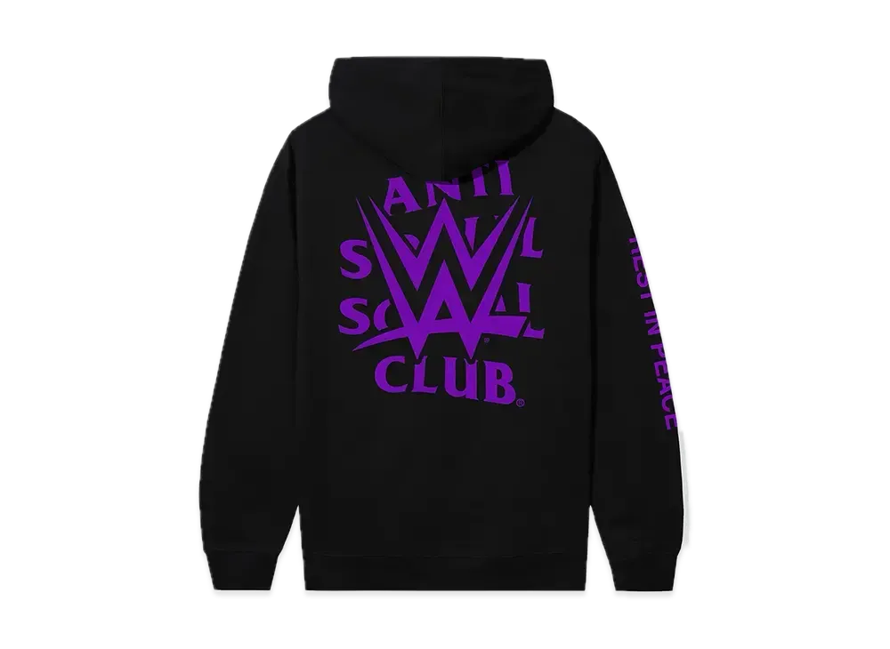 ANTI SOCIAL SOCIAL CLUB x WWE You Will Rest In Peace Hoodie "Black"