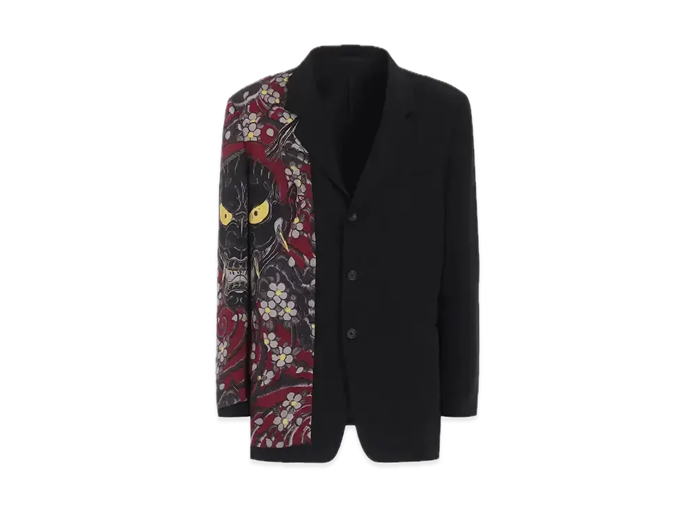 WILDSIDE Yohji Yamamoto x Ryu Ga Gotoku Studio Hannya Jacket "Black"