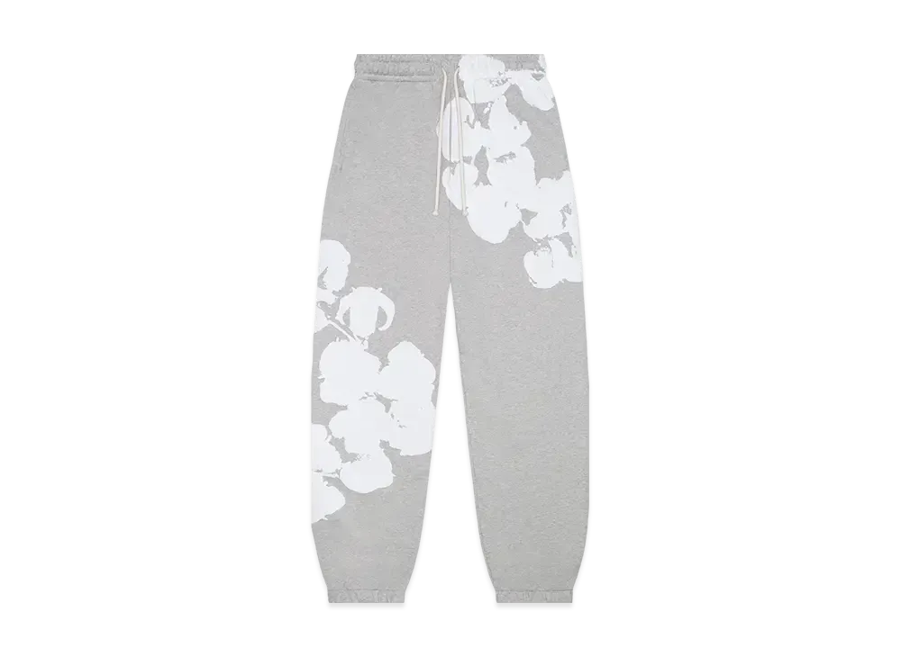 DENIM TEARS Biggie Cotton Wreath Sweatpants "Grey"