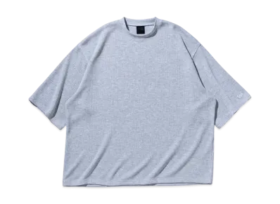 NEW ERA BLACK LABEL SS25 Short Sleeve Oversized Waffle T-Shirt "Light Gray"