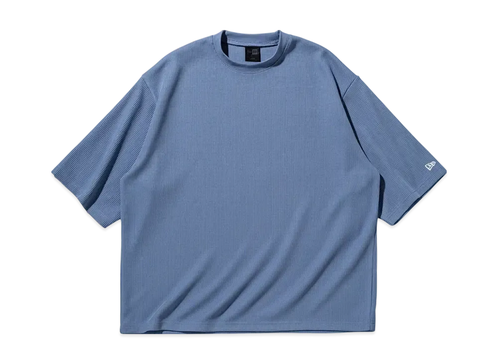 NEW ERA BLACK LABEL SS25 Short Sleeve Oversized Waffle T-Shirt "Slate"