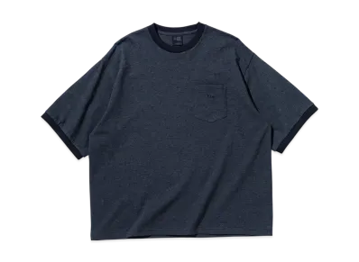 NEW ERA BLACK LABEL SS25 Short Sleeve Oversized Border Ringer T-Shirt "Black"