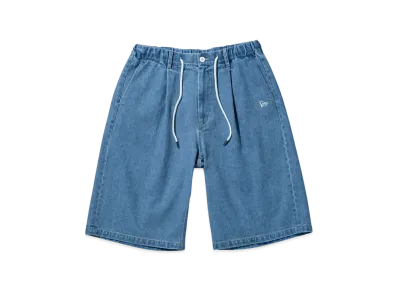 NEW ERA BLACK LABEL SS25 Baggy Fit Bermuda Pants "Washed Denim"