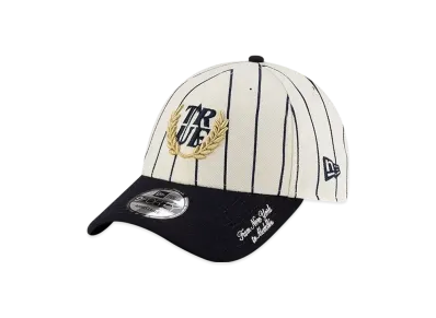 NEW ERA 9Forty True Pinstripe "Chrome White/Navy"