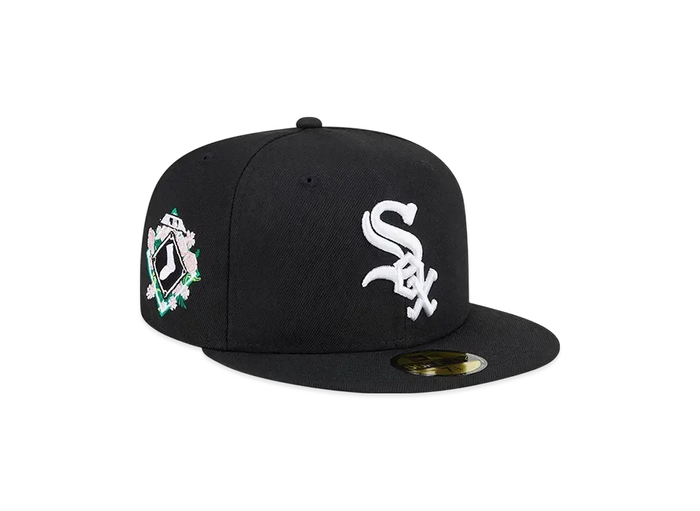 NEW ERA 59Fifty Floral Undervisor Chicago White Sox "Black"