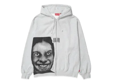 Supreme x Aphex Twin Zip Up Hooded Sweashirt "Heather Grey"