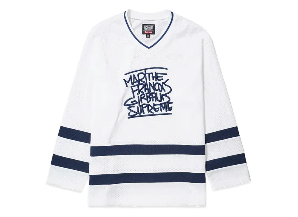 Supreme x Marithe + Francois Girbaud Hockey Jersey "White"