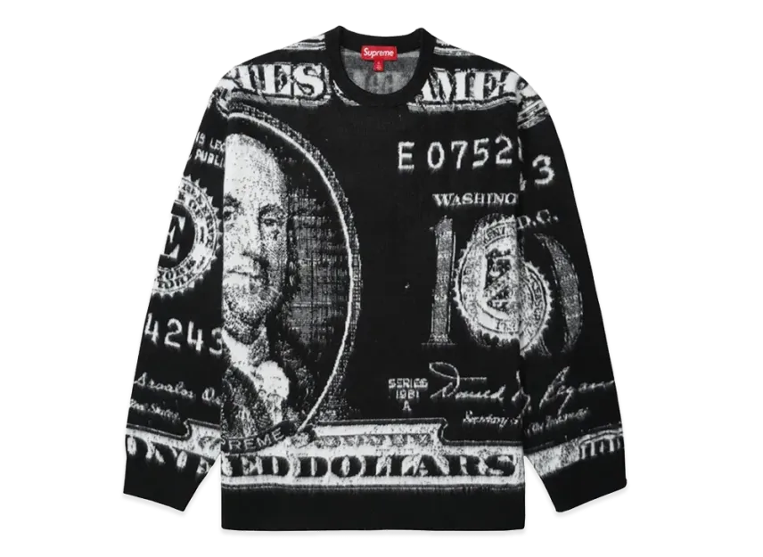 Supreme Money Sweater Supreme Money Sweater
