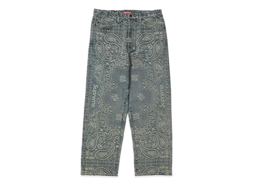 Supreme Bandana Jacquard Baggy Jean Supreme Bandana Jacquard Baggy Jean