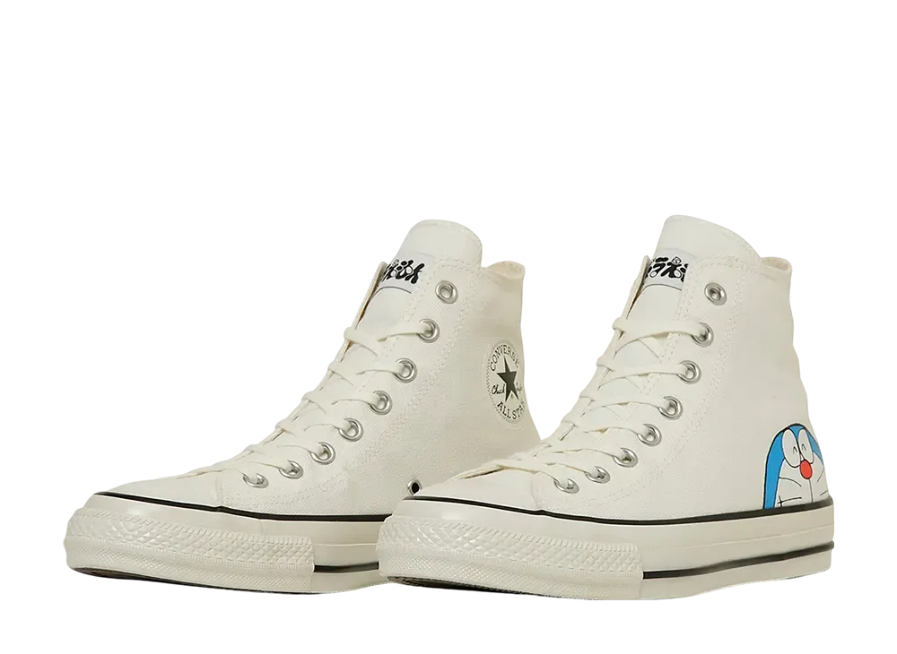 DORAEMON × Converse All Star Aged FP Hi "Off White"