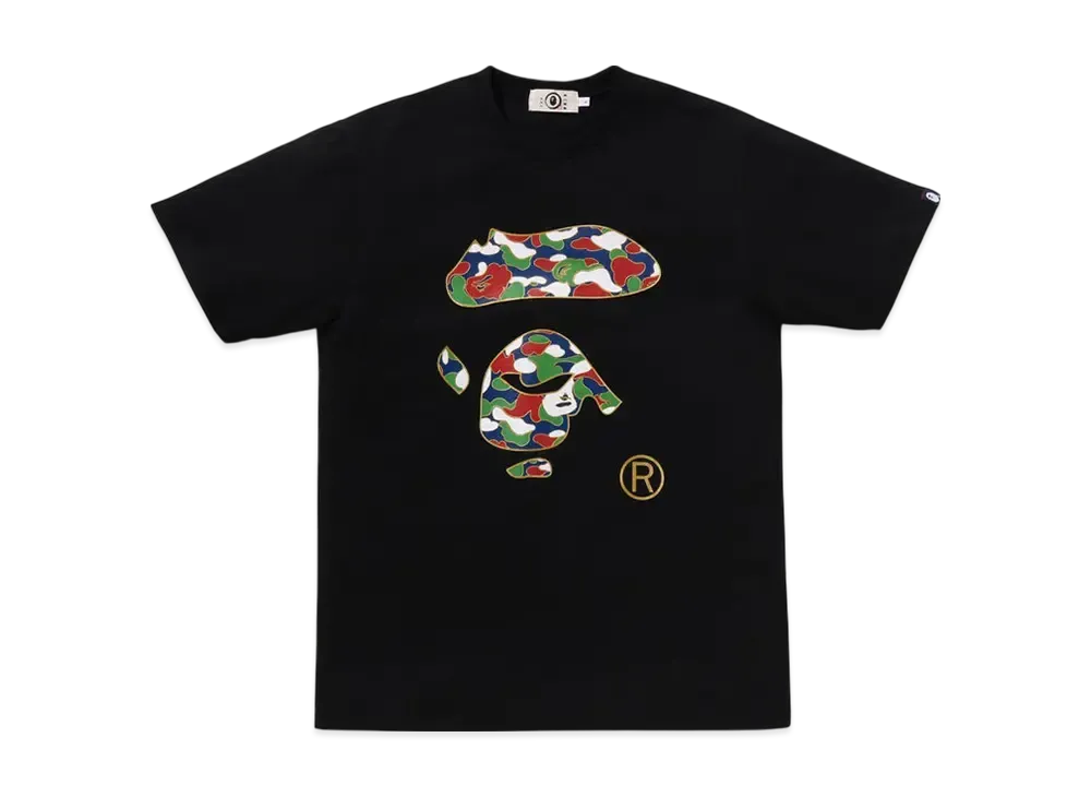 A BATHING APE Japan Ape Face Tee "White"
