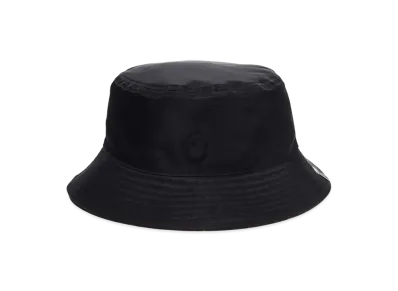 A BATHING APE College Monogram Reversible Buckle Hat "Black"