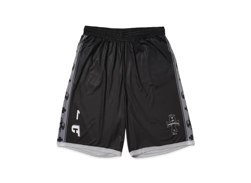 Prototypes INSIDEOUT FOOTBALL REVERSIBLE SHORTS "BLACK"