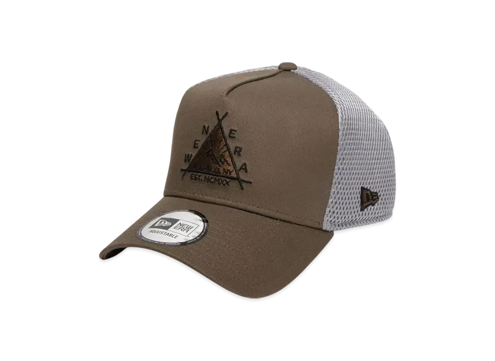 NEW ERA Outdoor 9Forty A-Frame Tracker Triangle Logo "Moss"