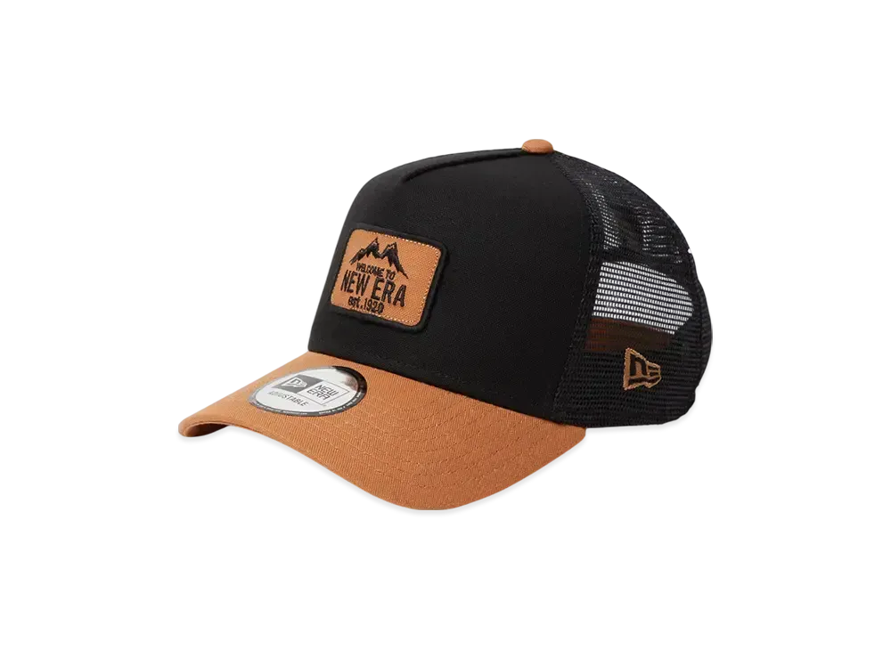 NEW ERA Outdoor 9Forty A-Frame Tracker Duck Canvas "Black/Light Bronze"