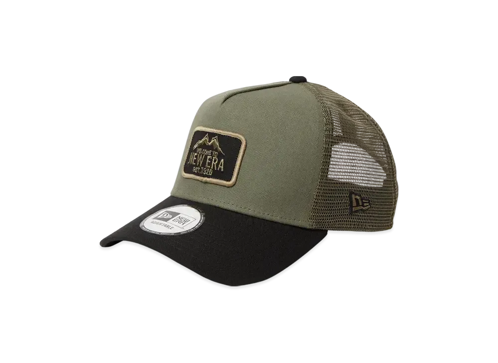 NEW ERA Outdoor 9Forty A-Frame Tracker Duck Canvas "New Olive/Black"