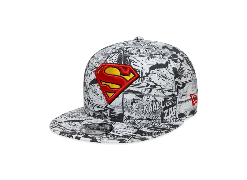 NEW ERA Youth 9Fifty DC Comics Superman All Over "White"