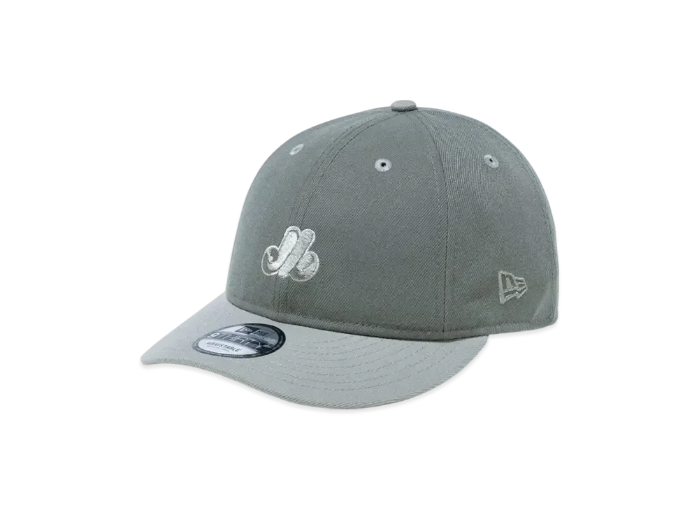 NEW ERA 9Thirty Storm Montreal Expos Synthetic Suede Undervisor "Storm Gray"
