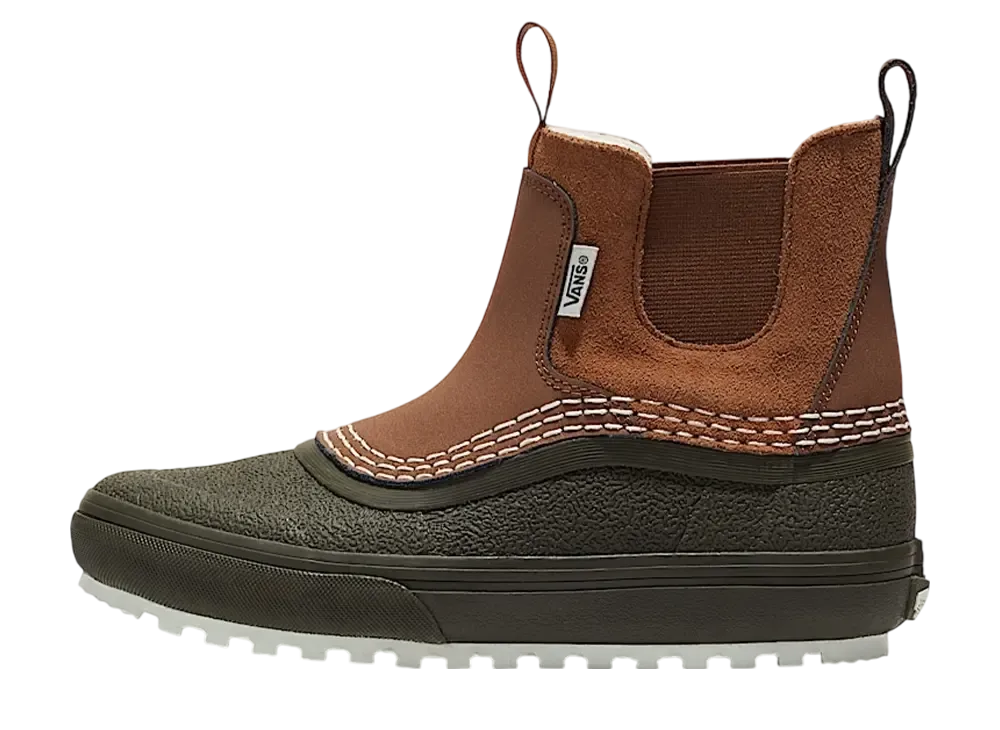 ハナビーマン × バンズ MTE スタンダード ミッド チェルシー ウォータープルーフ "ブラウン/グリーン"